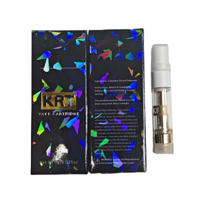 Krt carts 2gen Empty Atomizer Ceramic Coil Vape Cartridge  1ml 510 Thread Thick Oil Cartridge