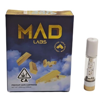 Mad Labs Carts Empty Atomizer Ceramic Coil Vape Cartridge 0.8ml 1ml 510 Thread Thick Oil Cartridge with Package