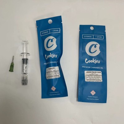 cookies syringe Filling Oil 1ml Luer Lock Prefilled Glass Syringe with Packaging