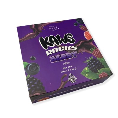 Kaws Rocks Berry empty edition for sale,16 jars each box. 16oz [1.00 lb]