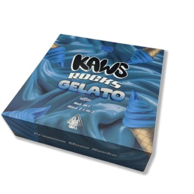 Kaws Rocks Gelato empty edition for sale,16 jars each box.  16oz [1.00 lb]