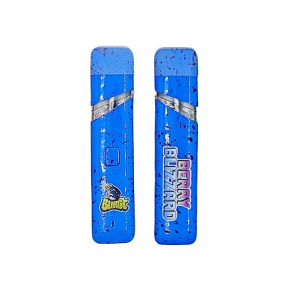 Burst disposable Vape Pen  350mAh Rechargeable Battery 2ml Empty for Thick Oil --- blue color , berry blizzard