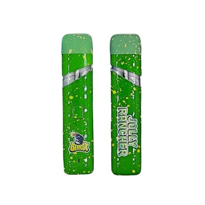 Burst disposable Vape Pen  350mAh Rechargeable Battery 2ml Empty for Thick Oil --- green color , jolly rancher