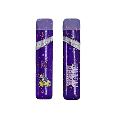 Burst disposable Vape Pen  350mAh Rechargeable Battery 2ml Empty for Thick Oil --- Purple color , purple drank