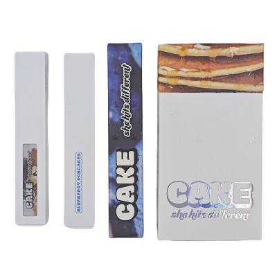 Cake disposable Vape Pen E-Cigarettes Vaporizer 280mAh Rechargeable Battery 1ml Empty Thick Oil Carts with 10 Strains