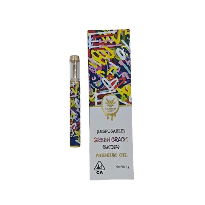 California Honey empty disposable vape pen rechargeable battery 1ml for thick oil with packaging and stickers