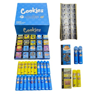 Cookies leerer Einweg-Vape-Pen mit zwei Kammern, 2 g (1 g + 1 g)