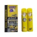 Cookies Double Flavor Disposable Vape Pen E-Cigarettes Vaporizer 380mAh Rechargeable Battery 1.0ml+1.0ml Empty Thick Oil Carts with 10 Strains--yellow color