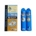 Cookies Double Flavor Disposable Vape Pen E-Cigarettes Vaporizer 380mAh Rechargeable Battery 1.0ml+1.0ml Empty Thick Oil Carts with 10 Strains--blue color