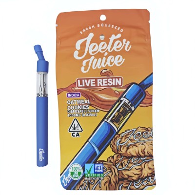 Jeeter Juice disposable Vape Pen E-Cigarettes Vaporizer 280mAh Rechargeable Battery 1ml Empty Thick Oil Carts with 10 Strains