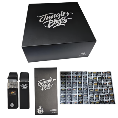 Jungle Boys leerer Einweg Vape Pen 1ml--- Schwarz