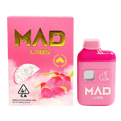 MAD LABS V2 Disposable Vape Pen 320mAh Rechargeable Battery 2ml Empty For Thick Oil Carts with 10 Strains