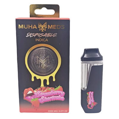 Muha Meds 2g Empty Disposable Vape for thick oil with packaging ---Disposable in stock