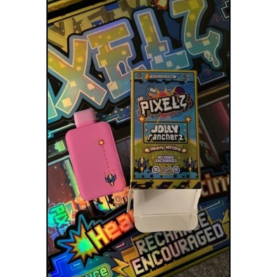 PIXELZ 2G disposable Vape Pen Rechargeable Battery 1ml Empty Thick Oil Carts with 10 Strains